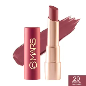 MARS Creamy Matte Long-Lasting Lipstick 3.2g –(20 Grapeful Ghoomar)
